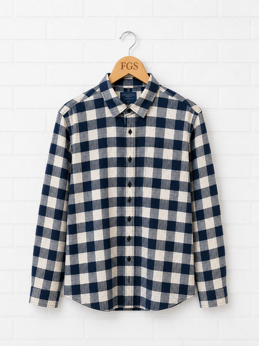 Georg Roth Navy & White Flannel- M