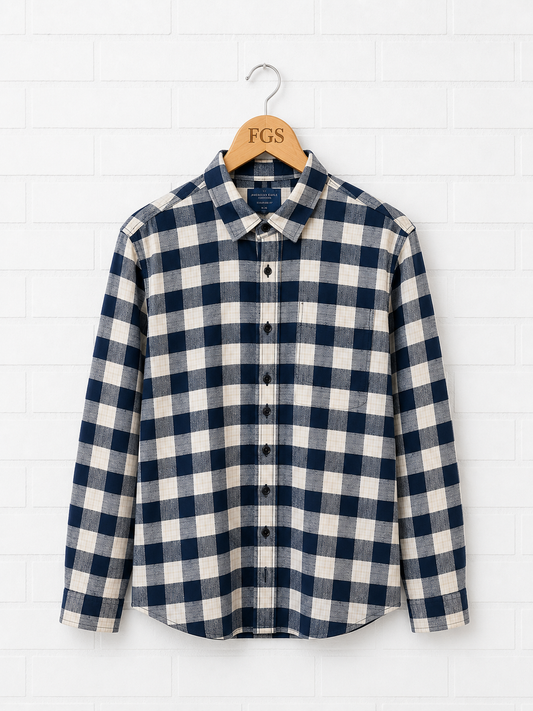 Georg Roth Navy & White Flannel- M