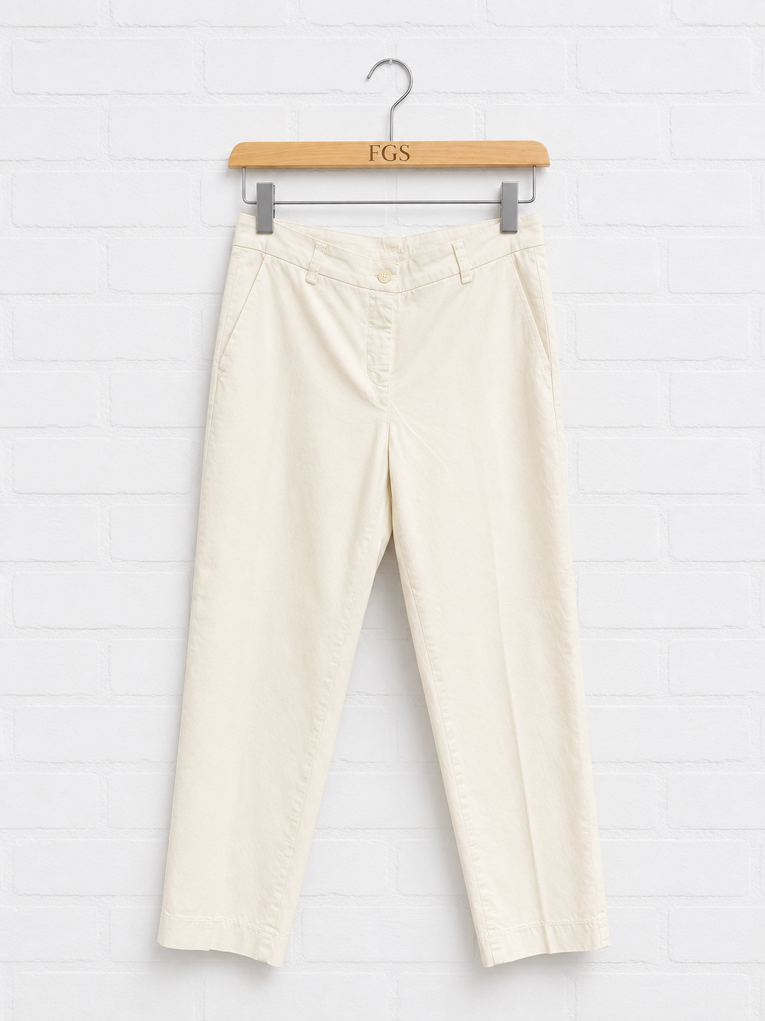 Cambio Karina Cotton Blend Trousers- 40