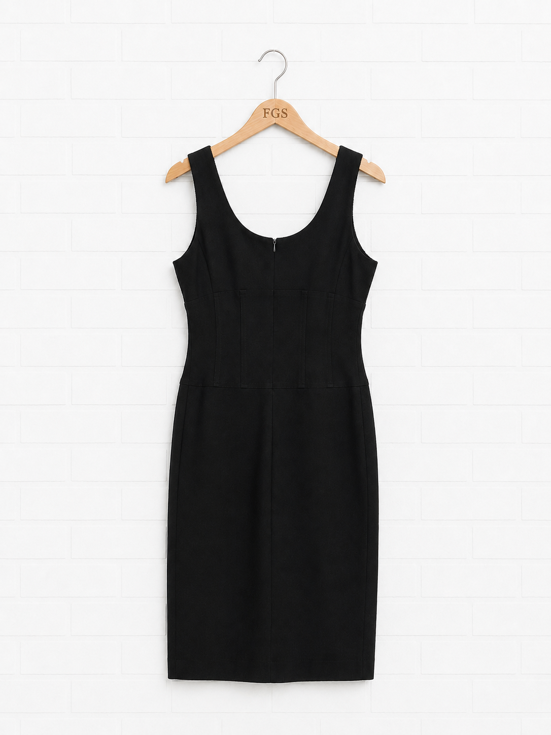 Tempo Paris Black Rosette Ponte Dress- M