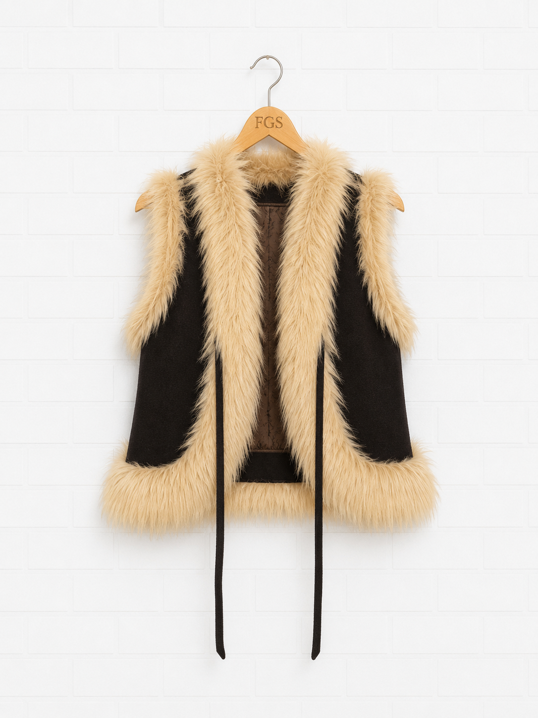 Moschino Faux Fur Vest- 44