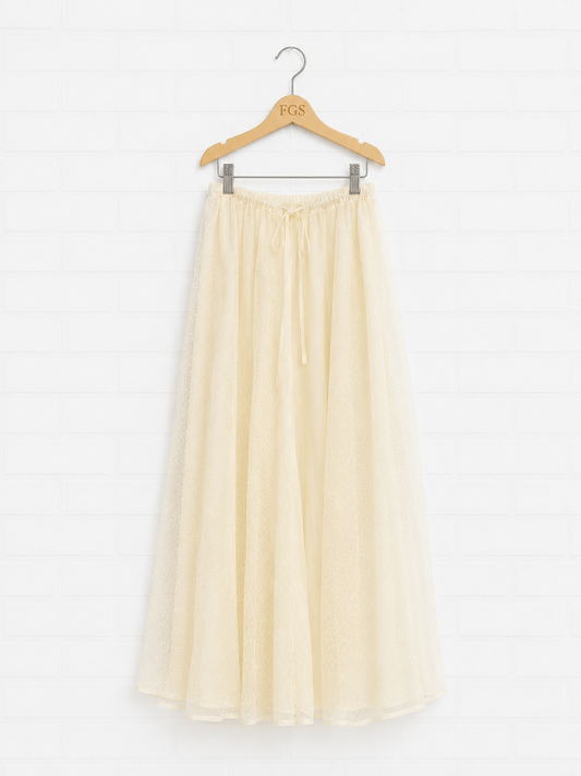 Krista Larson Flower Tulle Skirt- OS