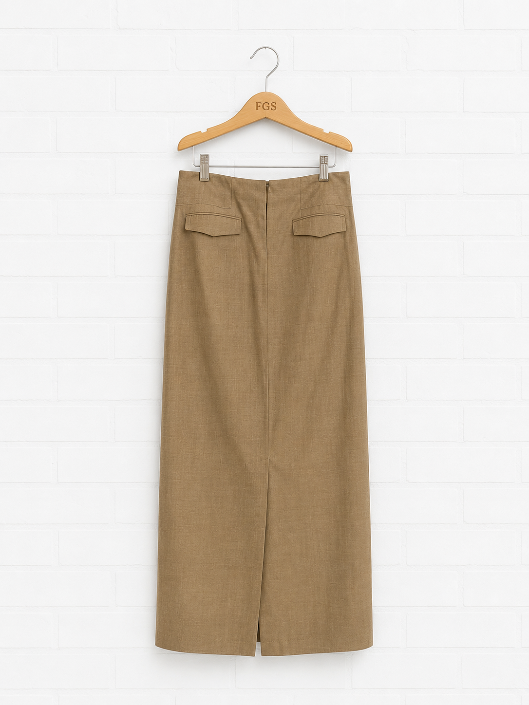 Bebe Tailored Suiting Maxi Skirt-M