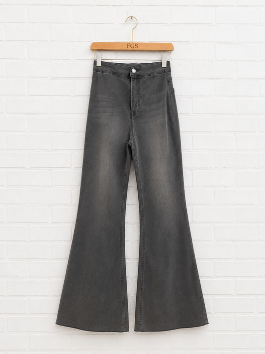 Etienne Marcel High Waist Flare - Grey