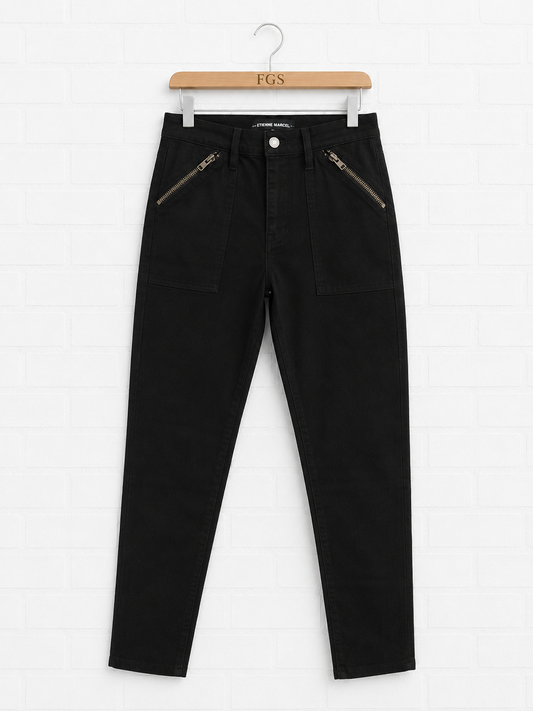 Etienne Marcel Black Cargo Pocket Skinnies