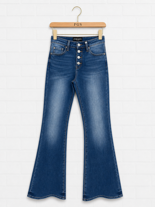 Etienne Marcel Dark Wash Wide Leg