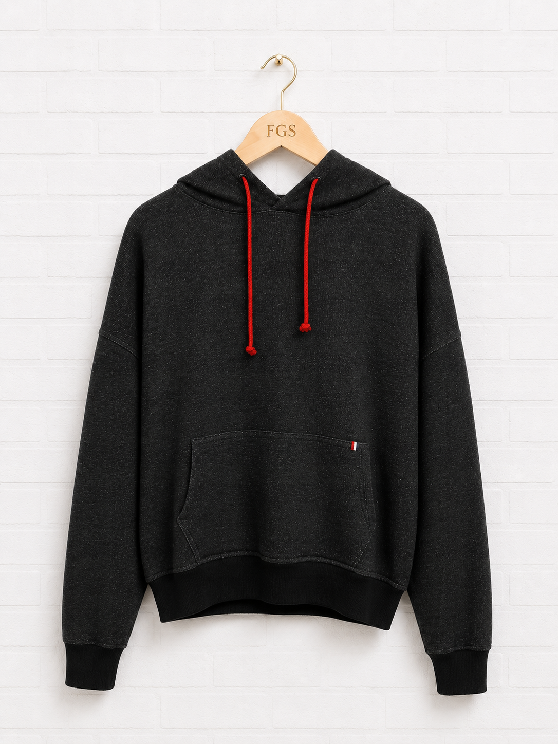 Etienne Marcel Black Hoodie w/ Zips