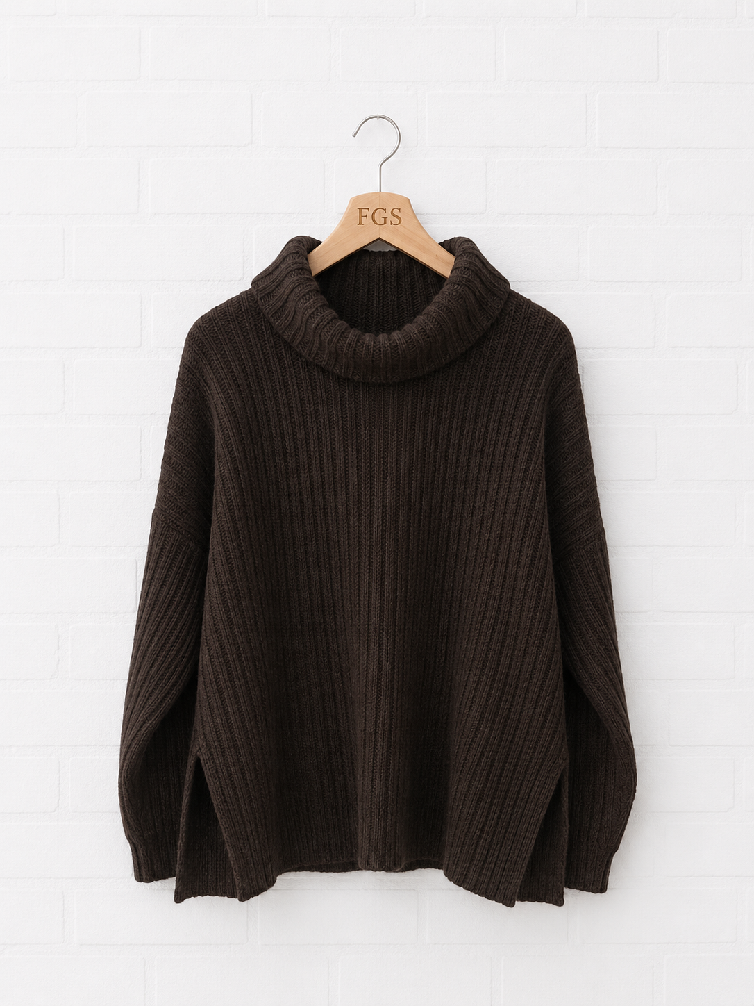 European Culture Turtleneck Sweater- M
