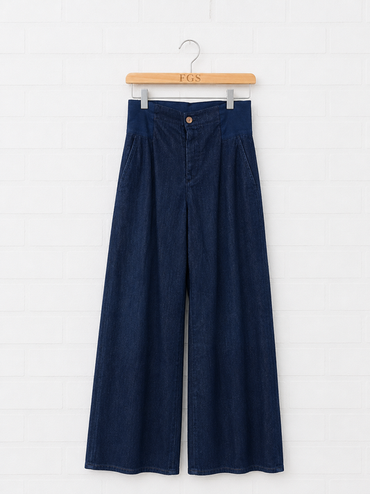 European Culture Denim Trousers- S