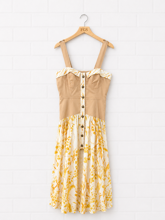 Masavi Jeans Midi Dress-M