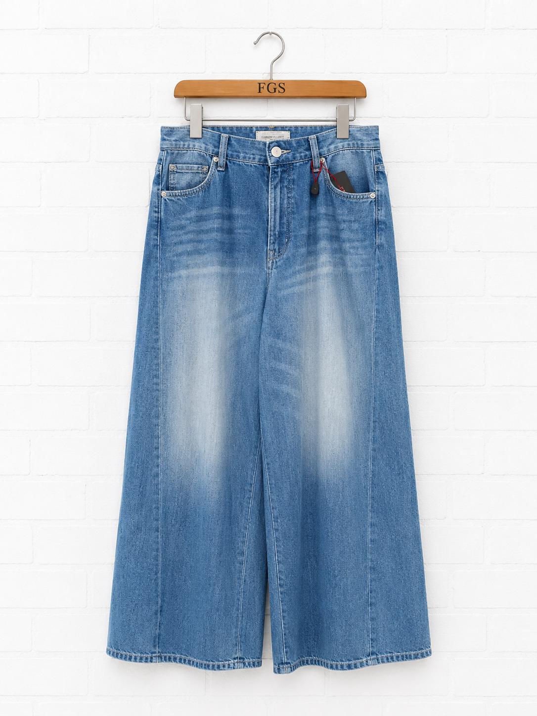 Cambio Palazzo Pants Patch Cropped- 40