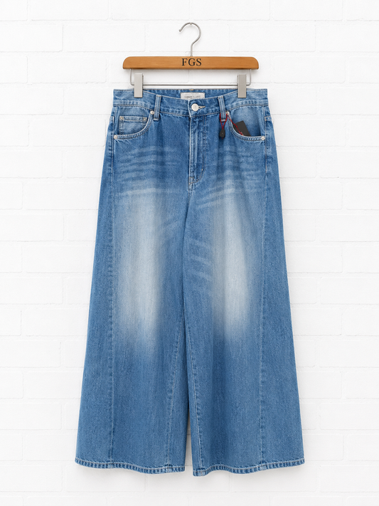 Cambio Palazzo Pants Patch Cropped- 40