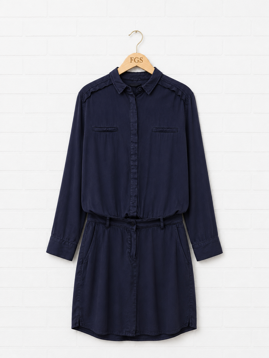 Etienne Marcel Navy Tunic Dress-S