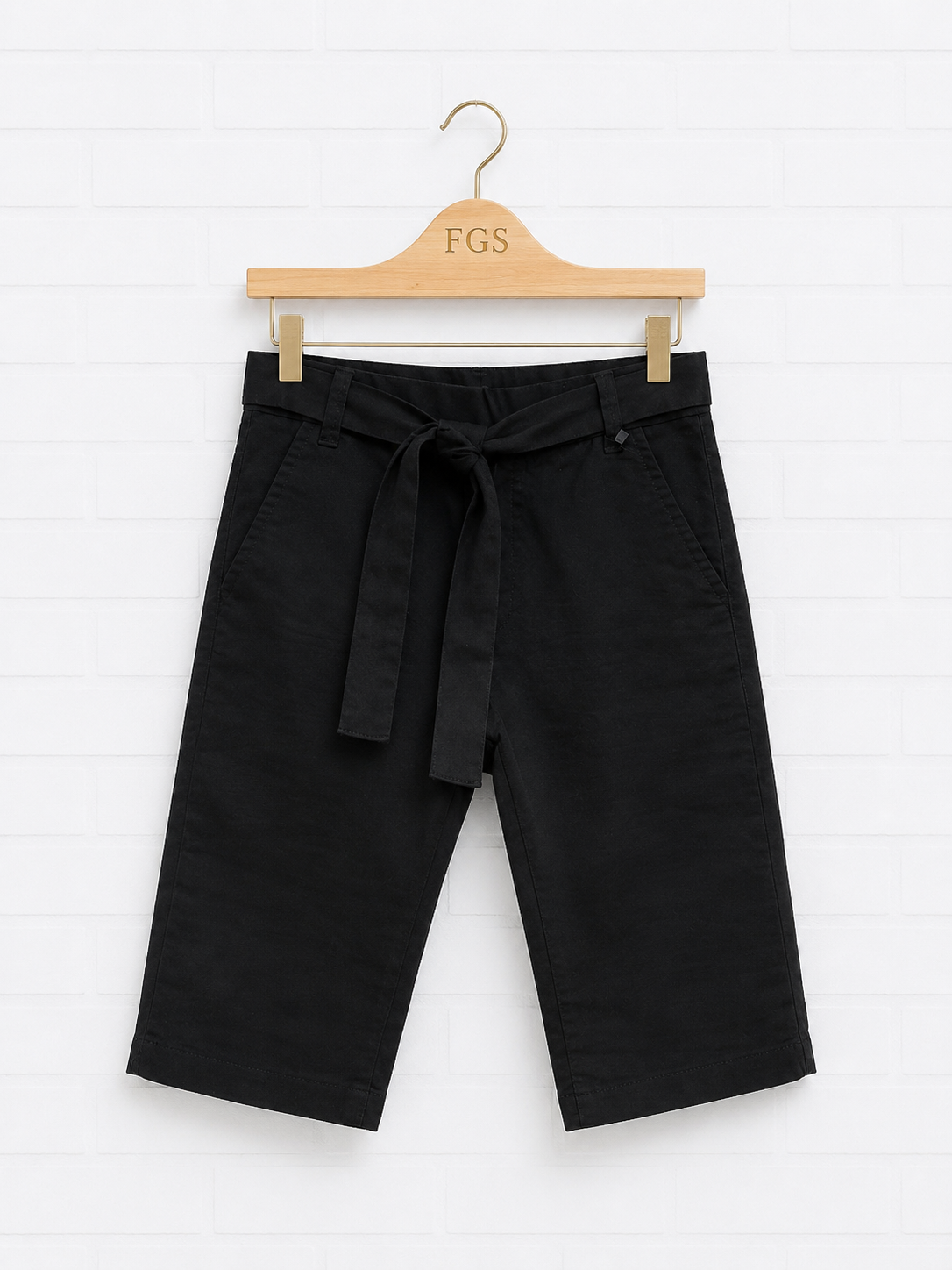Bevy Flog Dafna Bermuda Shorts-Black-29