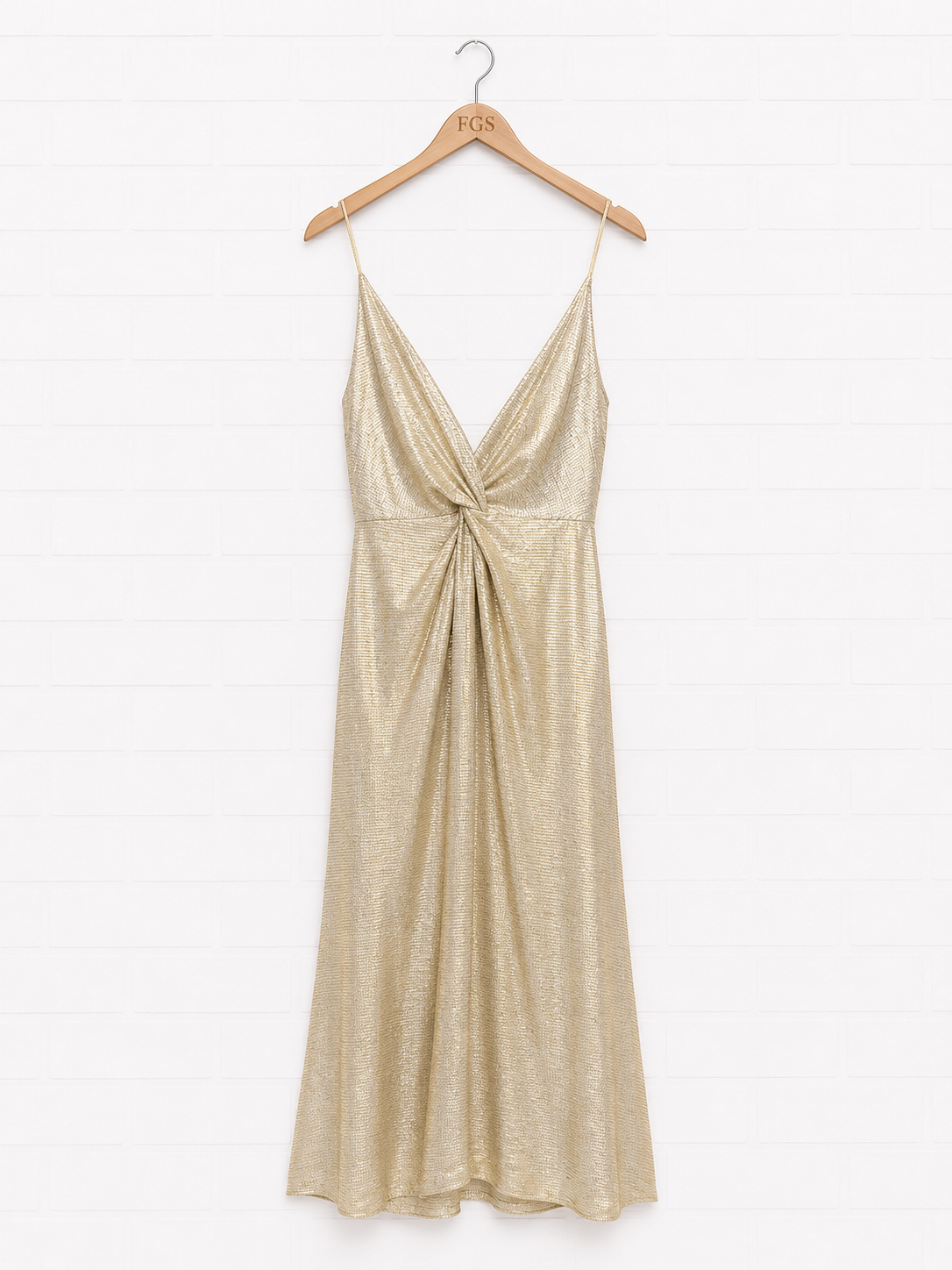 Galvan London Metallic Supernova Dress — Size 42