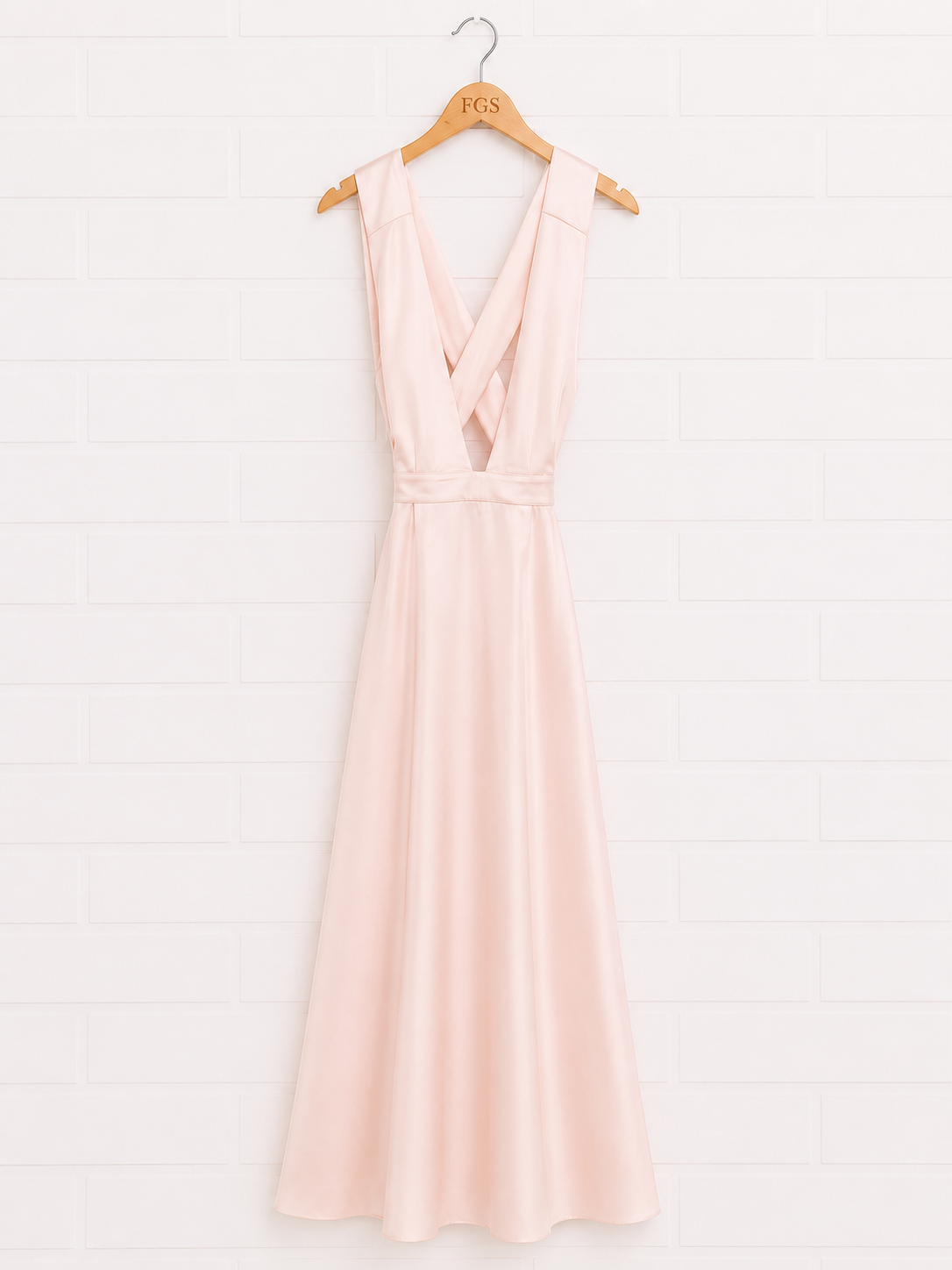 Jill Jill Stuart V-Neck Open-Back Wide-Leg Jumpsuit — Size 10