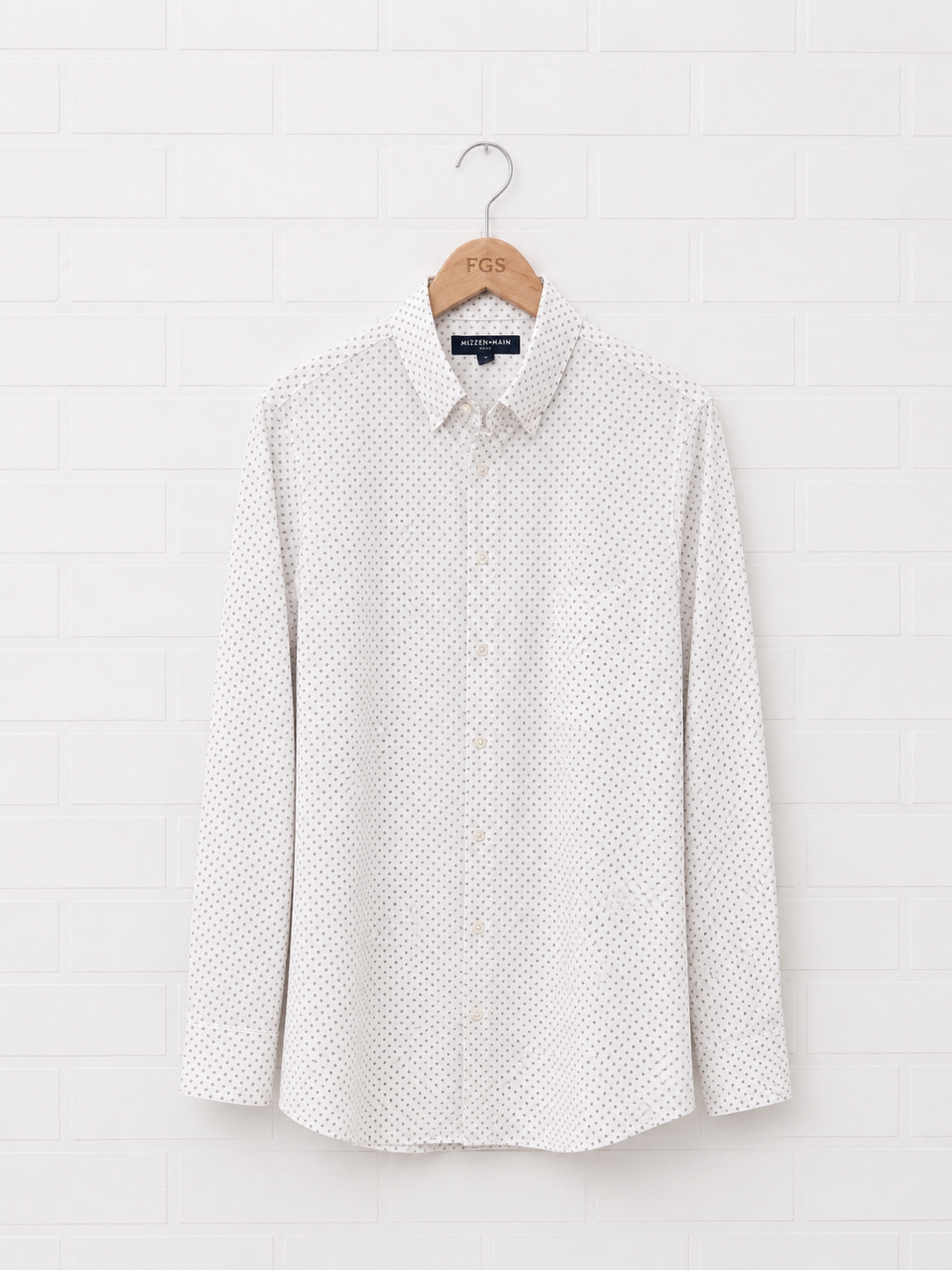 Mizzen & Main Leeward White Grey Geo- M