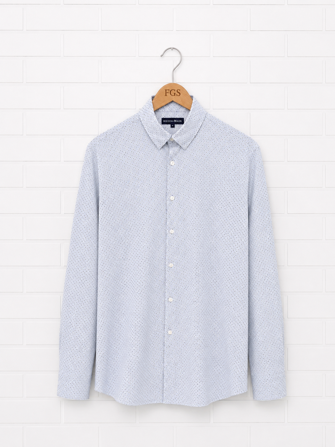 Mizzen & Main Leeward Steel Blue Multi Mini Dot- M