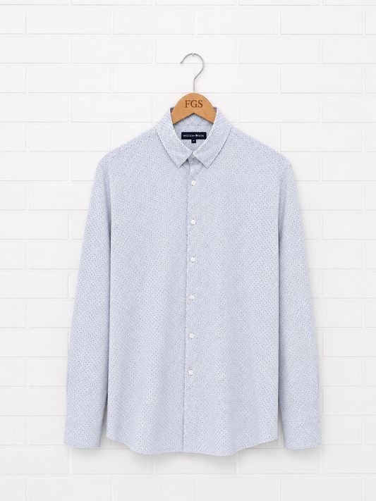Mizzen & Main Leeward Steel Blue Multi Mini Dot- M