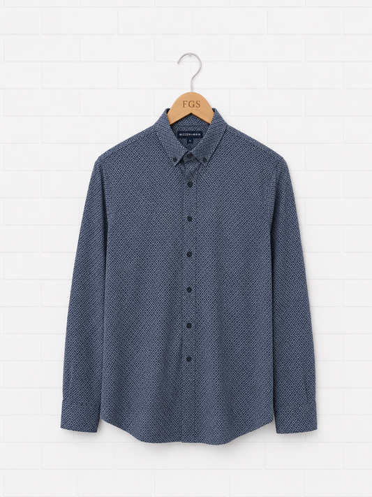 Mizzen & Main Leeward Navy Diamond- L