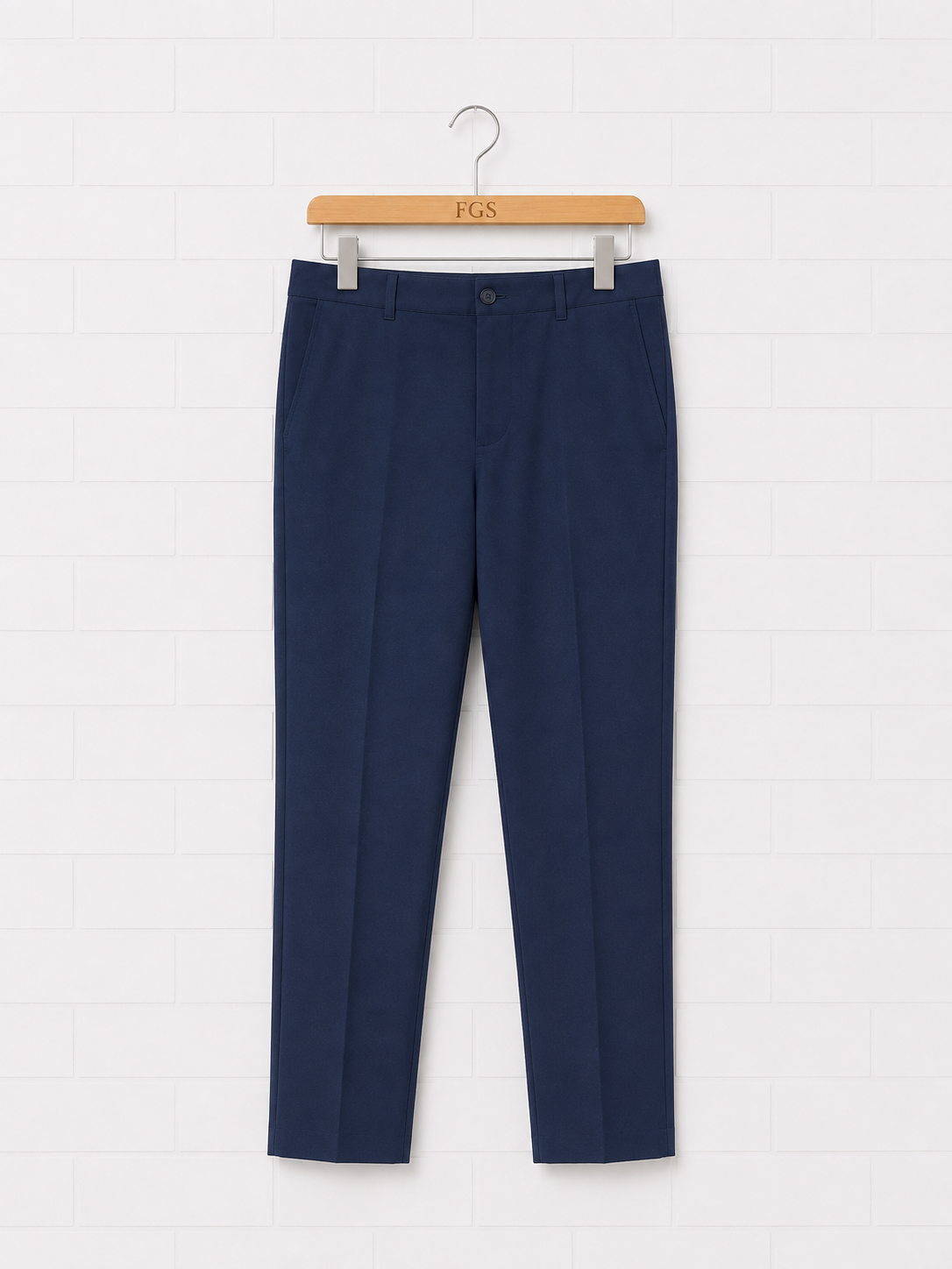 Mizzen & Main Trim Fit Baron Chino Navy- 36x34