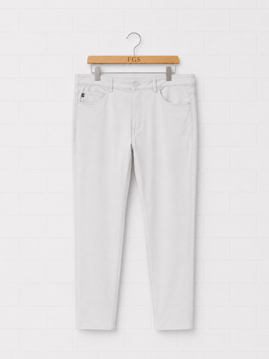 Mizzen & Main Helmsman 5 Pocket Pant Light Gray- 36x34
