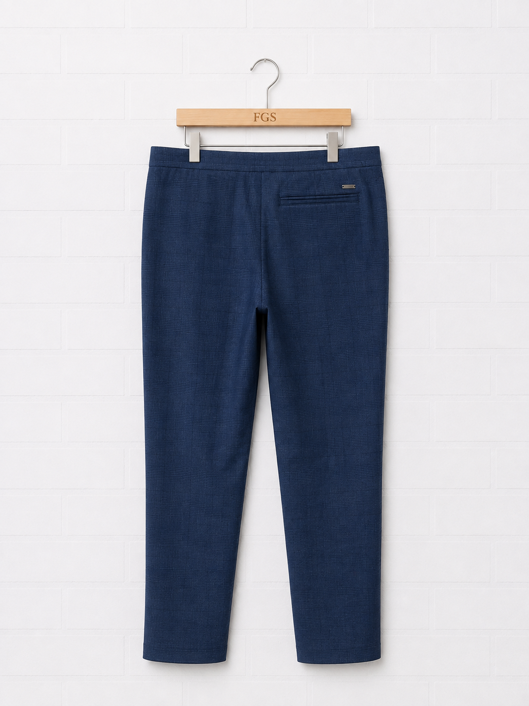Mizzen & Main Parker Navy Herringbone Jogger- XL