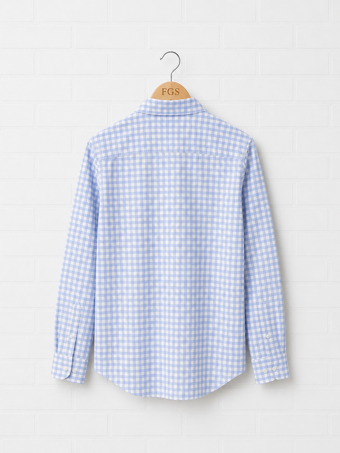 Mizzen & Main Leeward Blue Gingham- XL