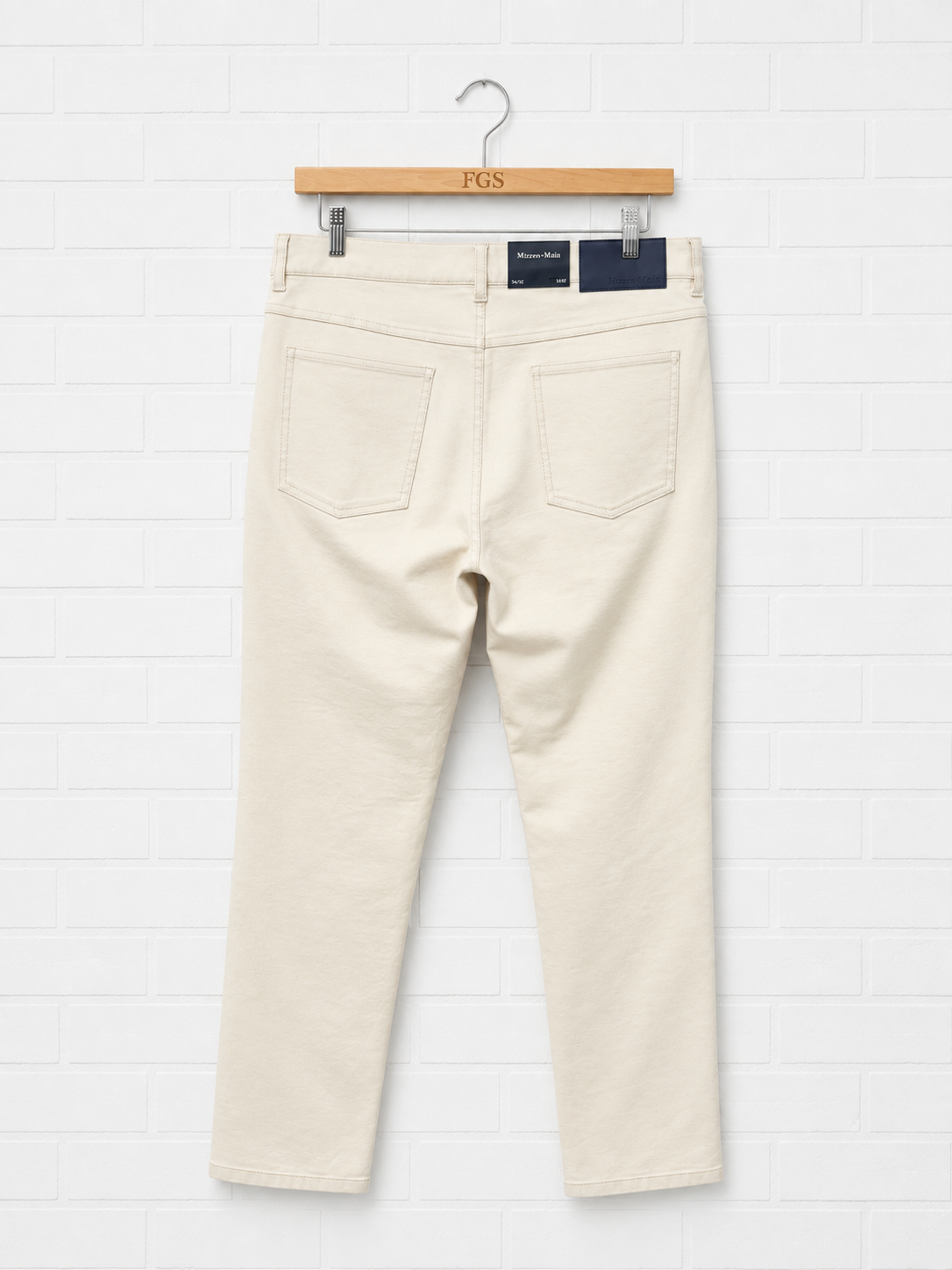 Mizzen & Main Oat Mayfield 5 Pocket Pant- 33x32 Slim