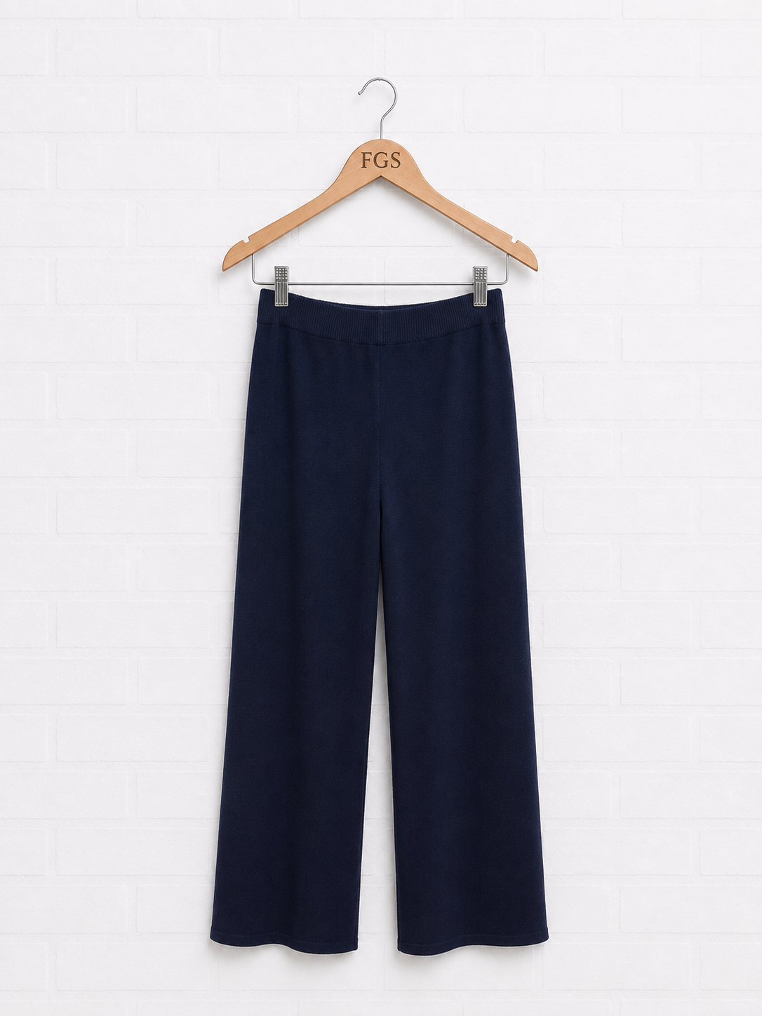 Milio Milano Cozy Flared Pant Navy - S