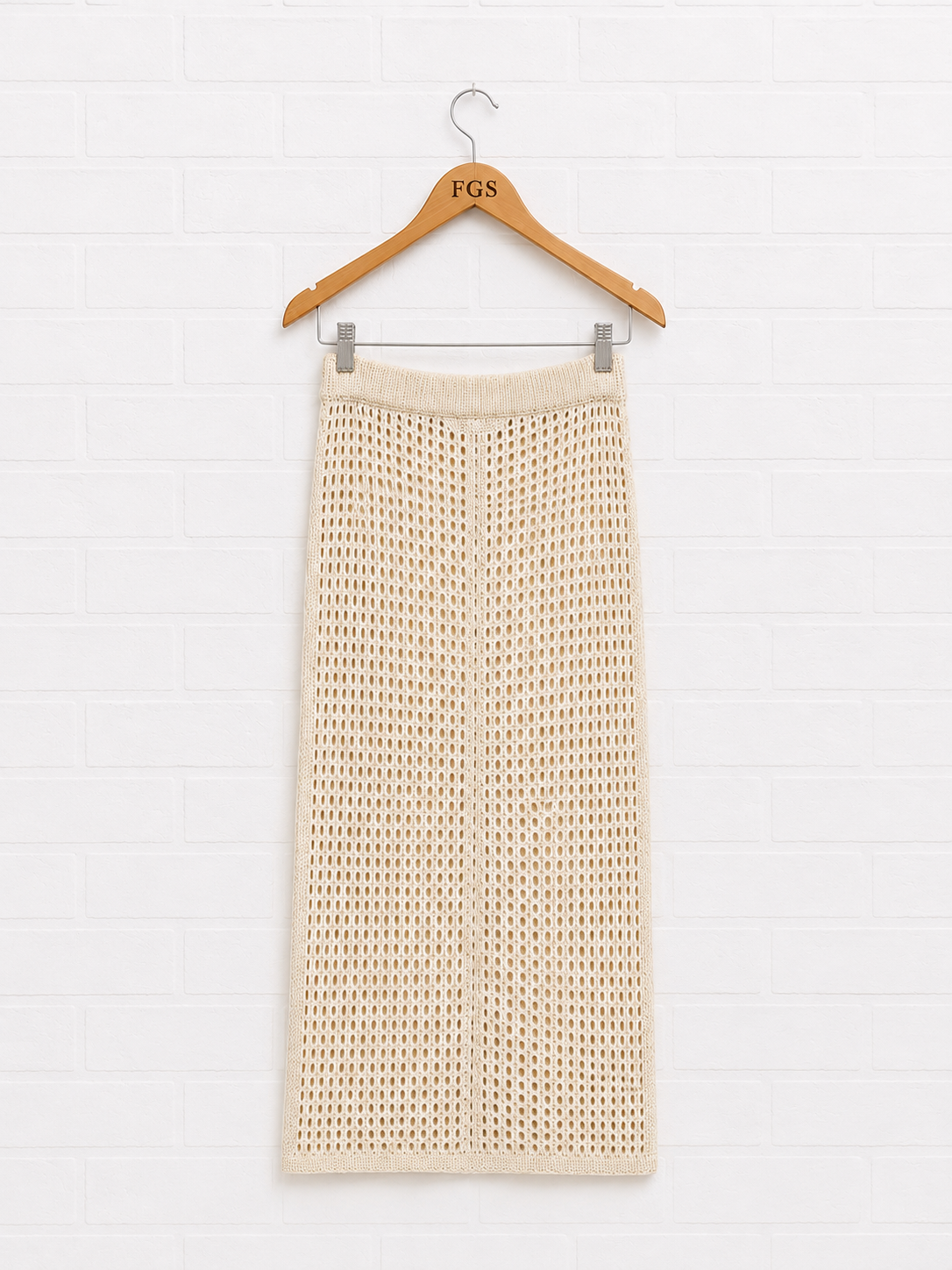 Milio Milano Crochet Pencil Skirt- S