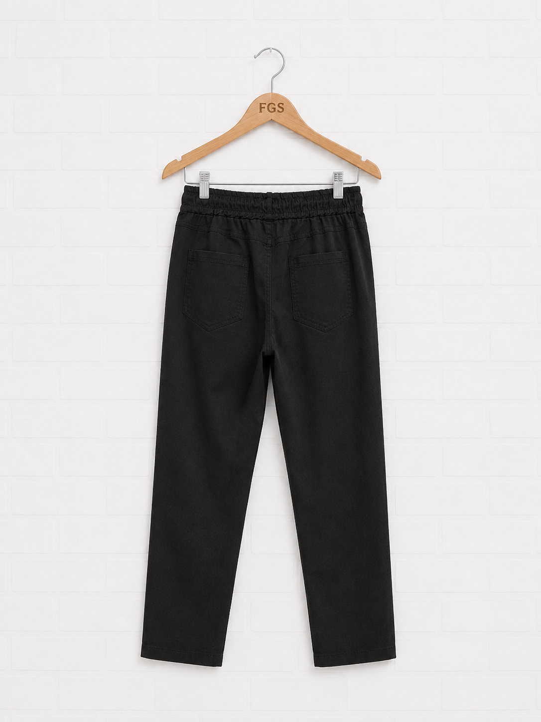 Milio Milano Drawstring Crinkle Joggers- L