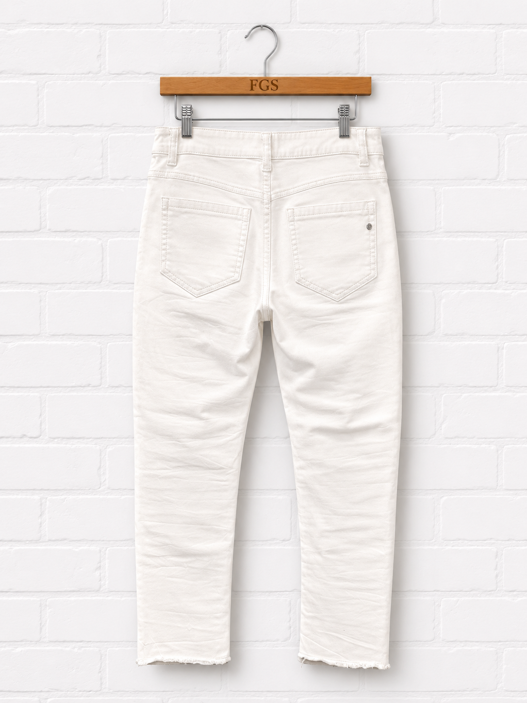 Bevy Flog Commando White Skinnies- 30