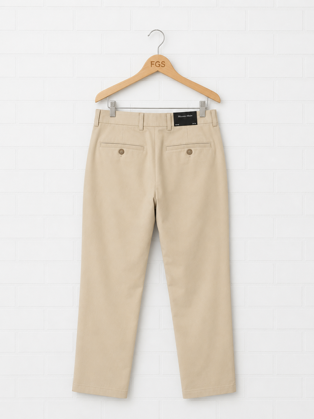 Mizzen & Main Upton Chino Khaki- 32x32