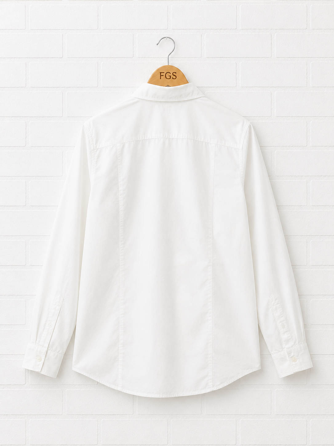 European Culture White Button Blouse- M