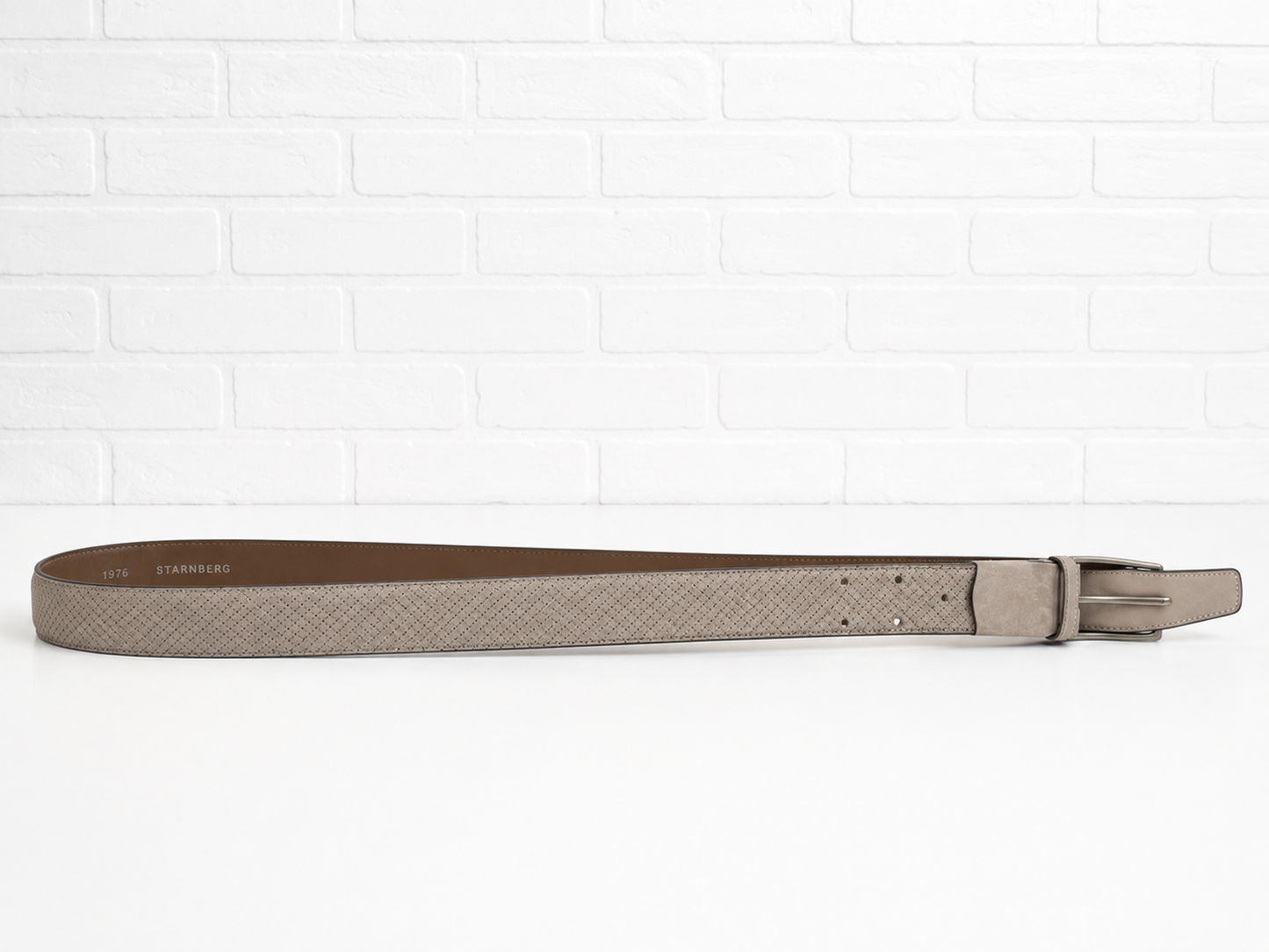 Georg Roth Grey Suede Invisible Stretch Belt- 32