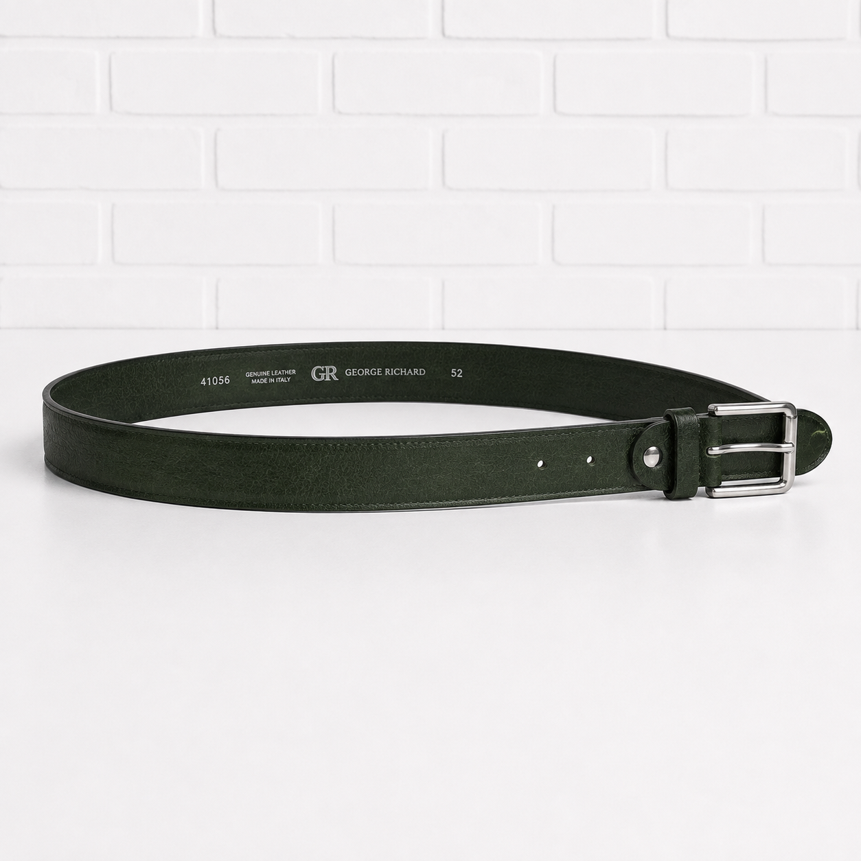 Georg Roth Green Leather Belt- 34