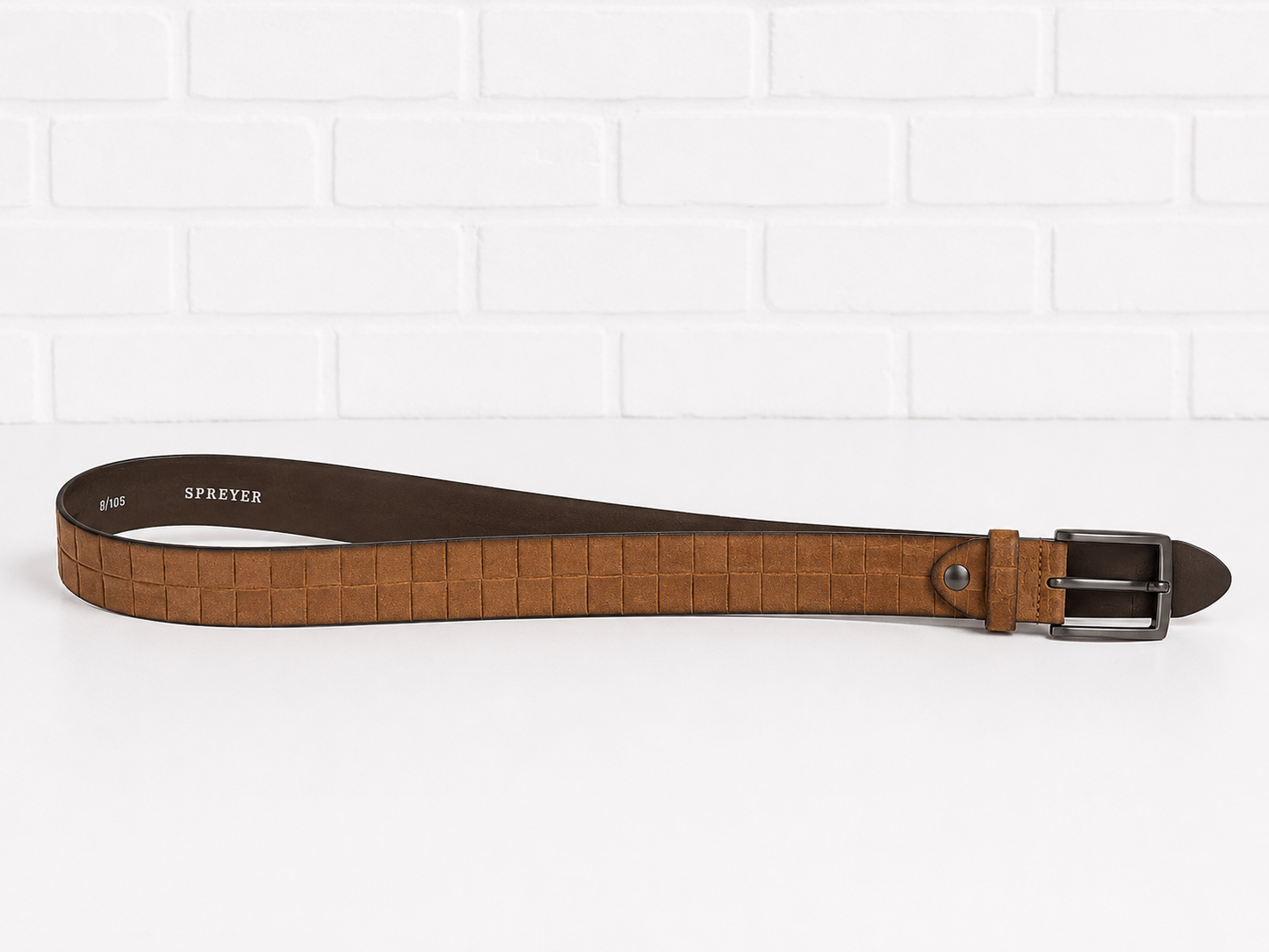 Georg Roth Suede Belt Cognac- 34