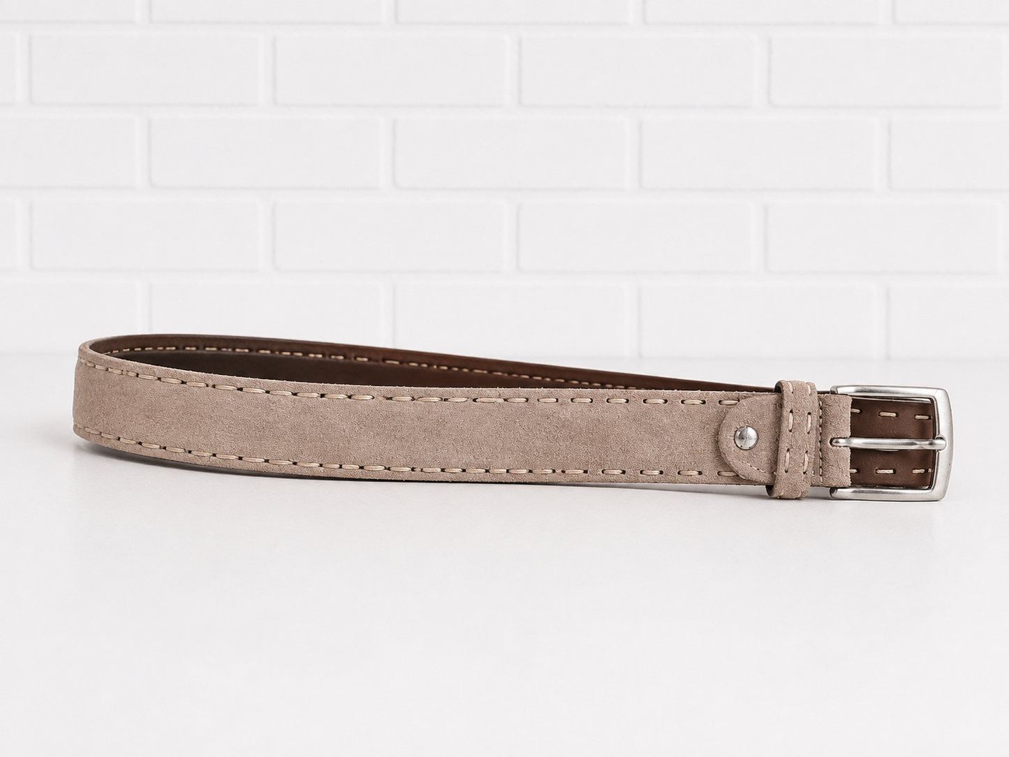 Georg Roth Genuine Suede Leather Sand Belt - 38