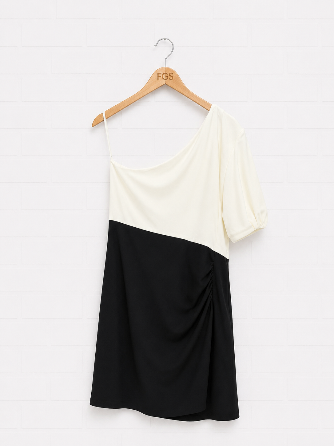 Parker Black Yana One Shoulder Dress- 16