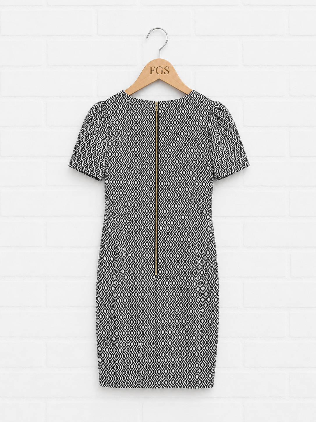 Calvin Klein Puff Sleeve Sheath Dress- 8