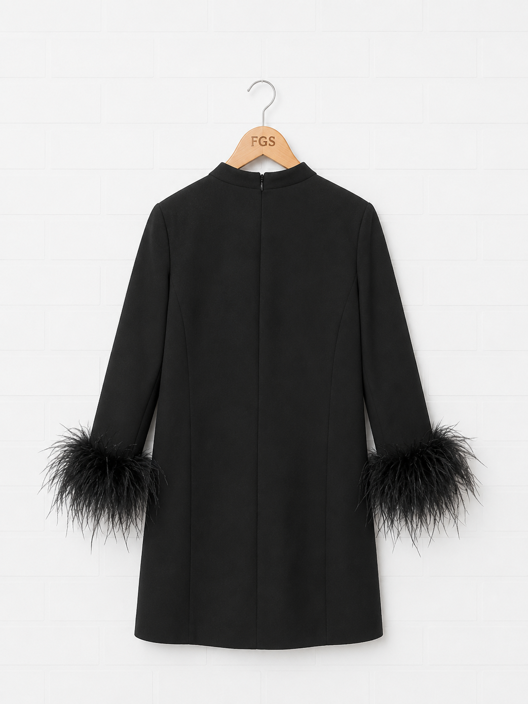 Tuckernuck Feather Cuff Mini Dres- M