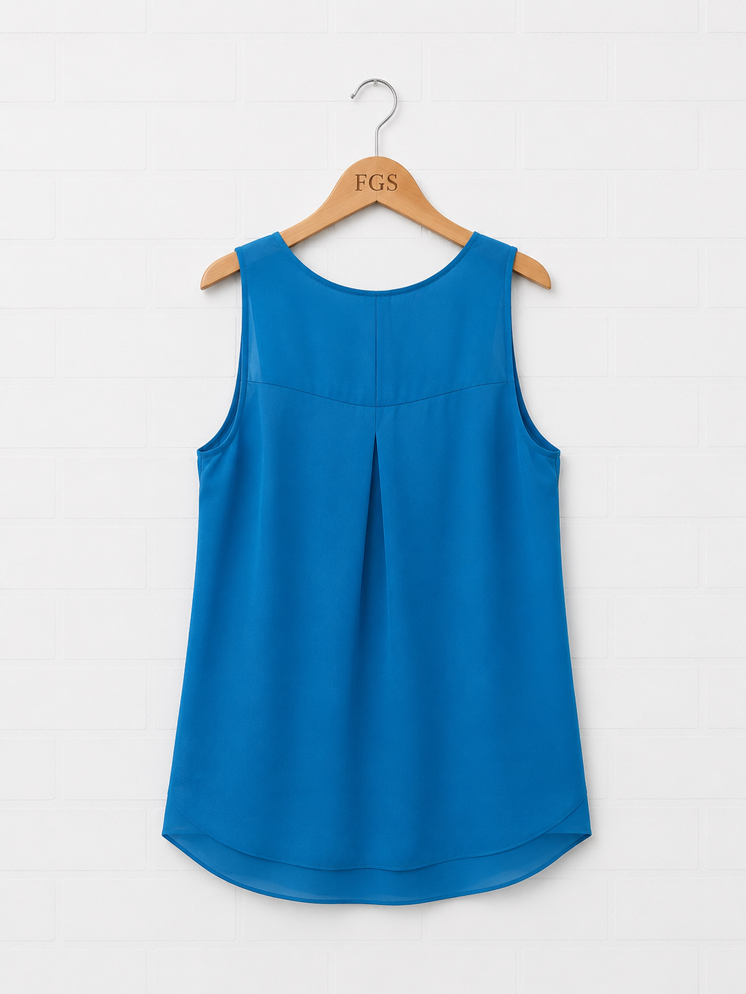 Alice + Olivia Silk Pleated Tank Top- M
