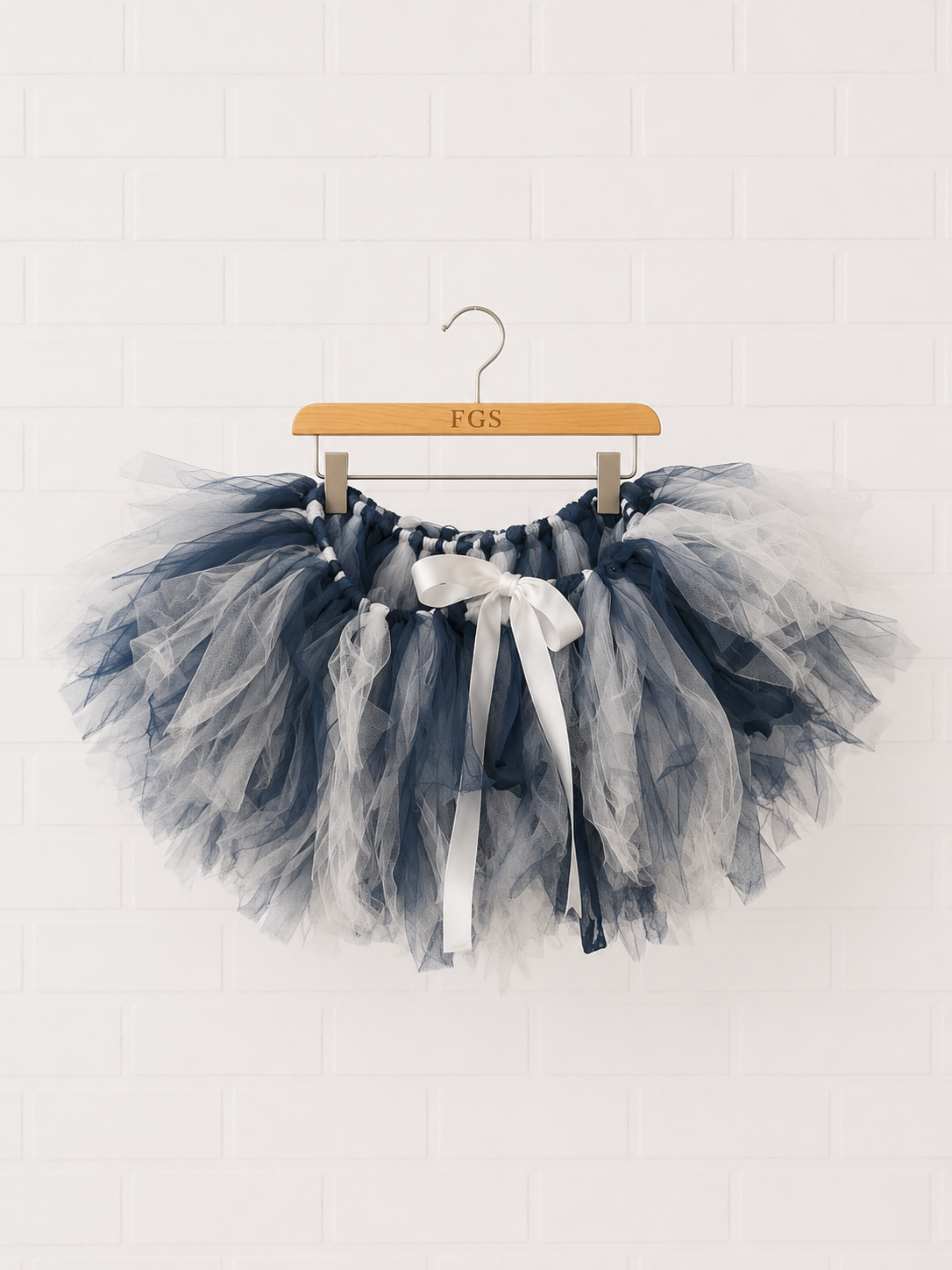 Navy + White Tutu- OS