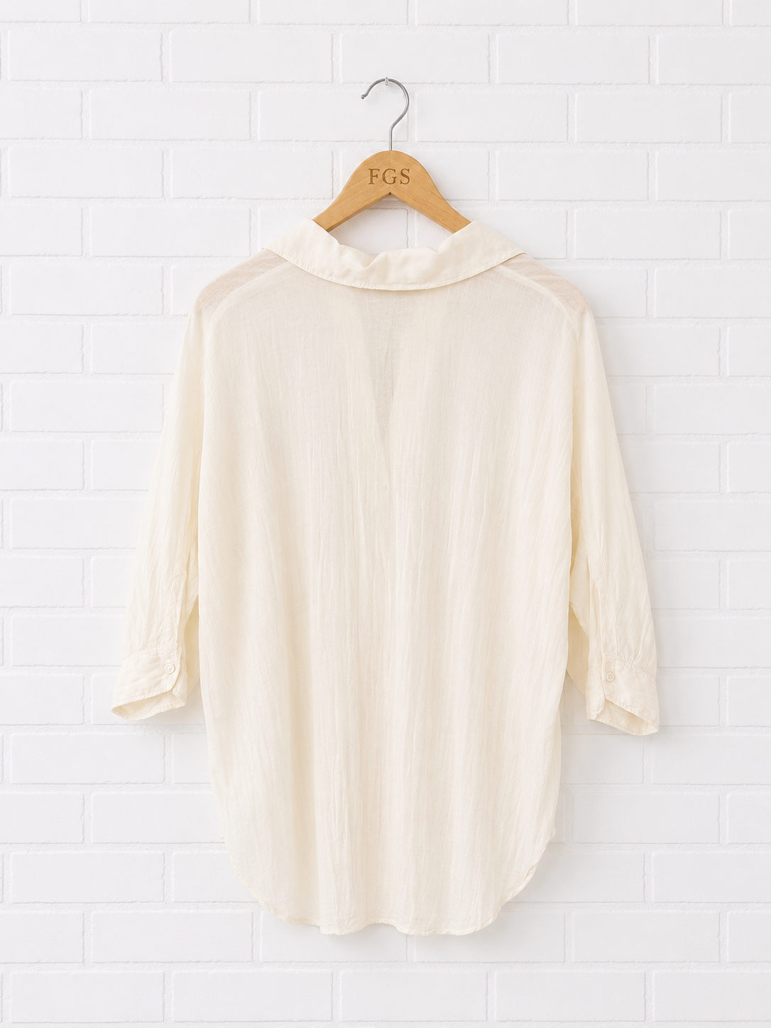 European Culture Lace Up Peasant Blouse- XL