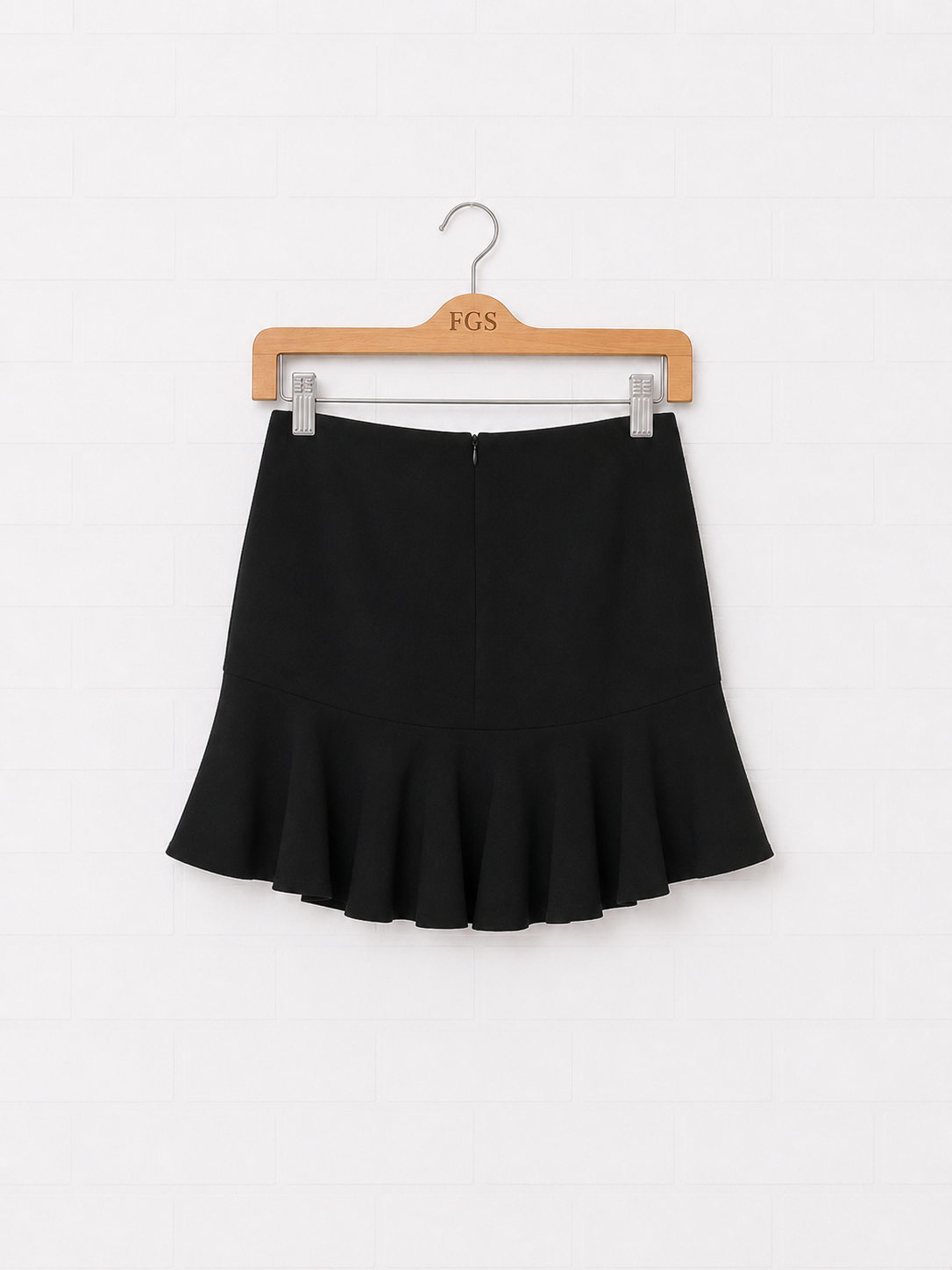 Cinq a Sept Ruffle Embellishment Box Mini Skirt- 8