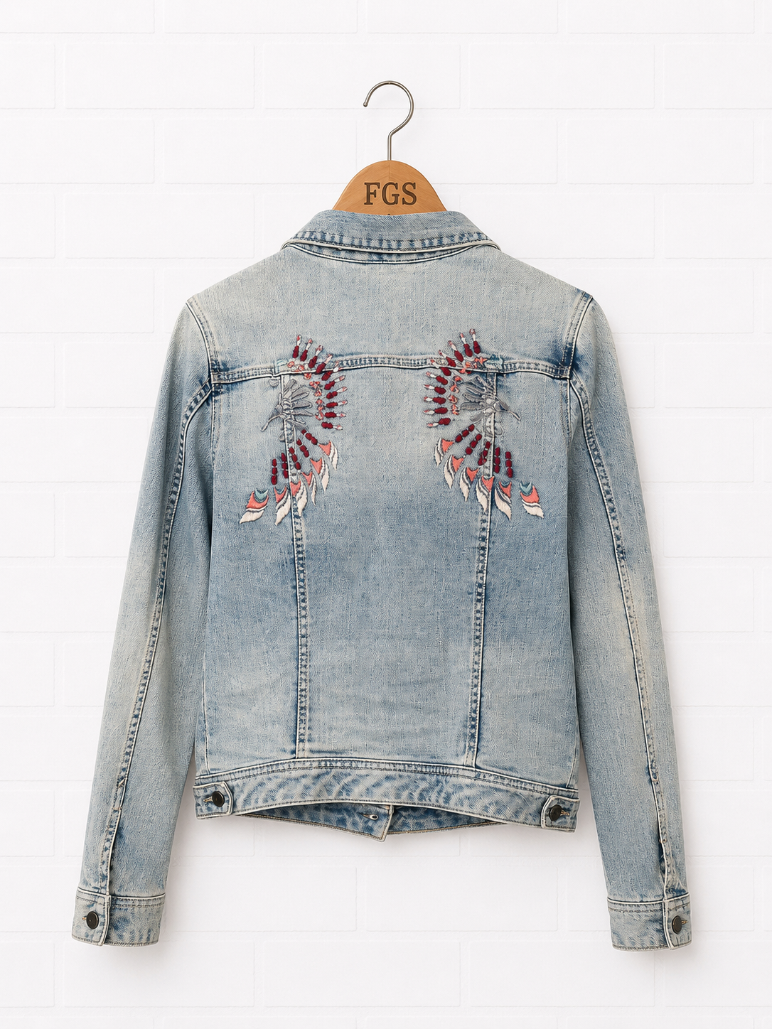 Odd Molly Embroidered Denim Jacket- 3