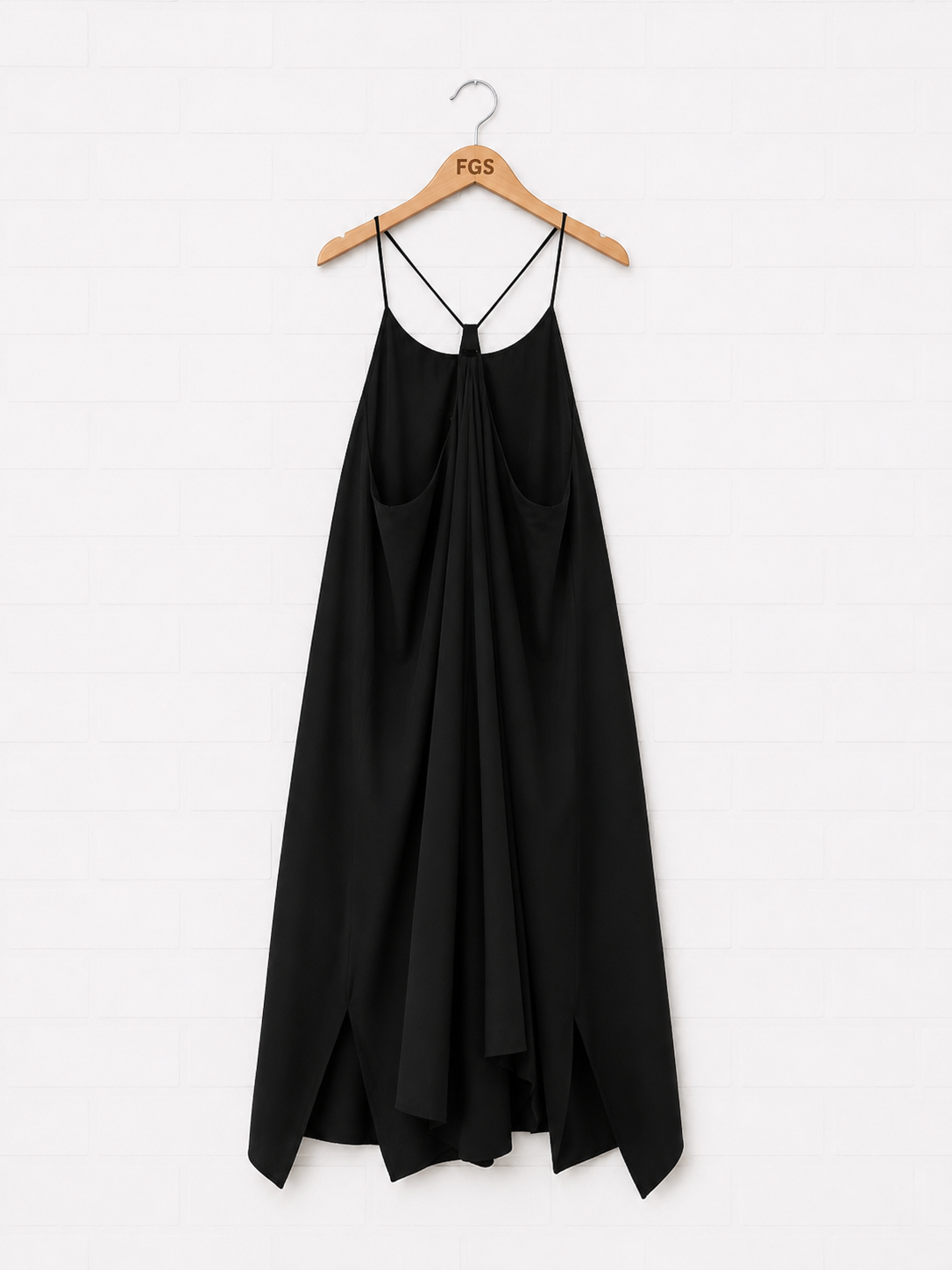 Halston Crepe Shift Dress- M