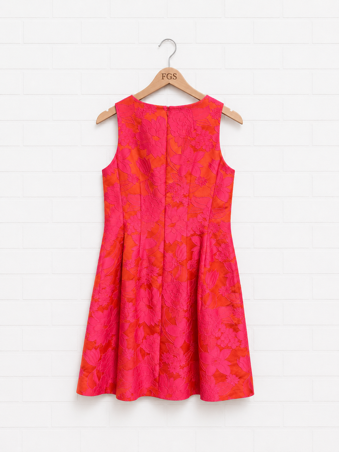 Alexia Admor Floral Jacquard Sleeveless Fit & Flare Dress- S