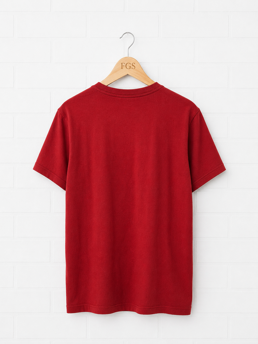 Georg Roth Red Pima Crew Neck- L